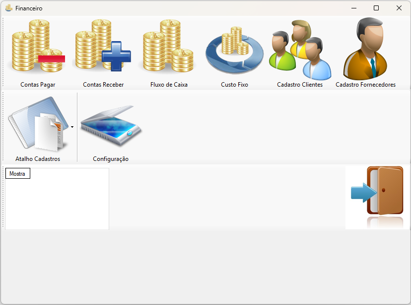 Menu Principal Well-Financeiro