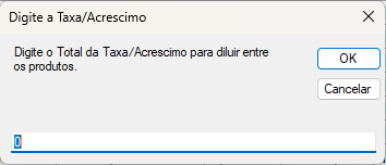 Caixa de entrada de acréscimo